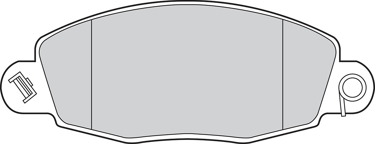 Jeu de 4 plaquettes de frein VALEO ref. 301547